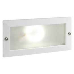 SEGNA PASSO LED INCASSO RETTANGOLARE APERTO 'ESCAPE' colore bianco - 10 watt