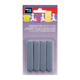 SCIVOLO ADESIVO P/MOBILI INOFIX 75X16 MM 4 PZ