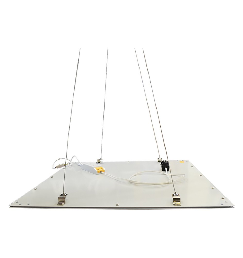 SISTEMA FISSAGGIO A SOSPENSIONE PANNELLI LED kit