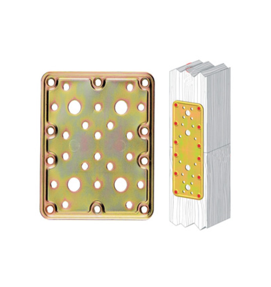 PIASTRA 776 DIRITTA ACCIAIO TROPIC 100X200 MM