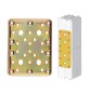 PIASTRA 776 DIRITTA ACCIAIO TROPIC 100X200 MM