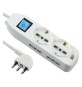 MULTIPRESA CON INTERRUTTORE 2 Schuko + 4 Bival.10/16A - 62001