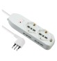 MULTIPRESA CON INTERRUTTORE 2 Schuko + 4 Bival.10/16A - 62047