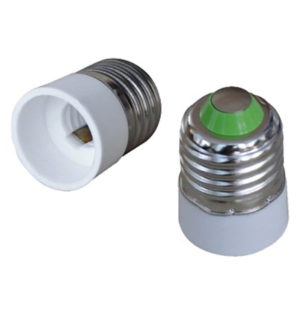 ADATTATORE PORTALAMPADA da spina E27 a presa E14
