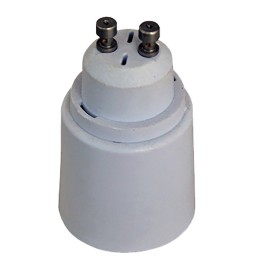 ADATTATORE PORTALAMPADA da spina GU10 a presa E27