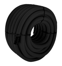 TUBO PER CAVIDOTTI ø 50 est. - rot. 50 mt. nero