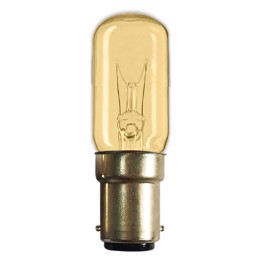 LAMPADINA AD INCANDESCENZA 'TUBOLARE' 15W B15D - mm 17 x 57