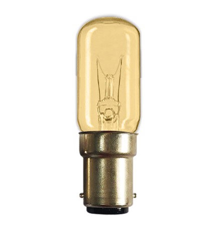 LAMPADINA AD INCANDESCENZA 'TUBOLARE' 15W B15D - mm 17 x 57