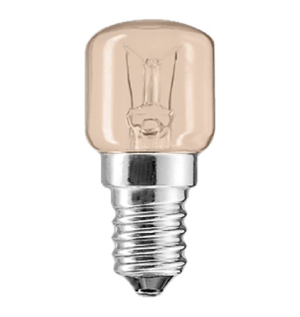 LAMPADINA PER FORNO Luce chiara 15W E14