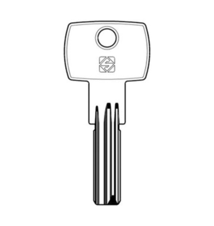 SILCA VI19 CHIAVE PUNZONATA OTTONE