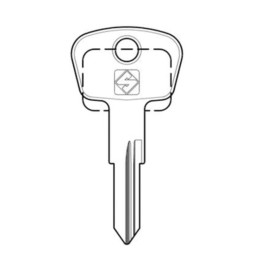 SILCA ZD18 CHIAVE AUTO ACCIAIO