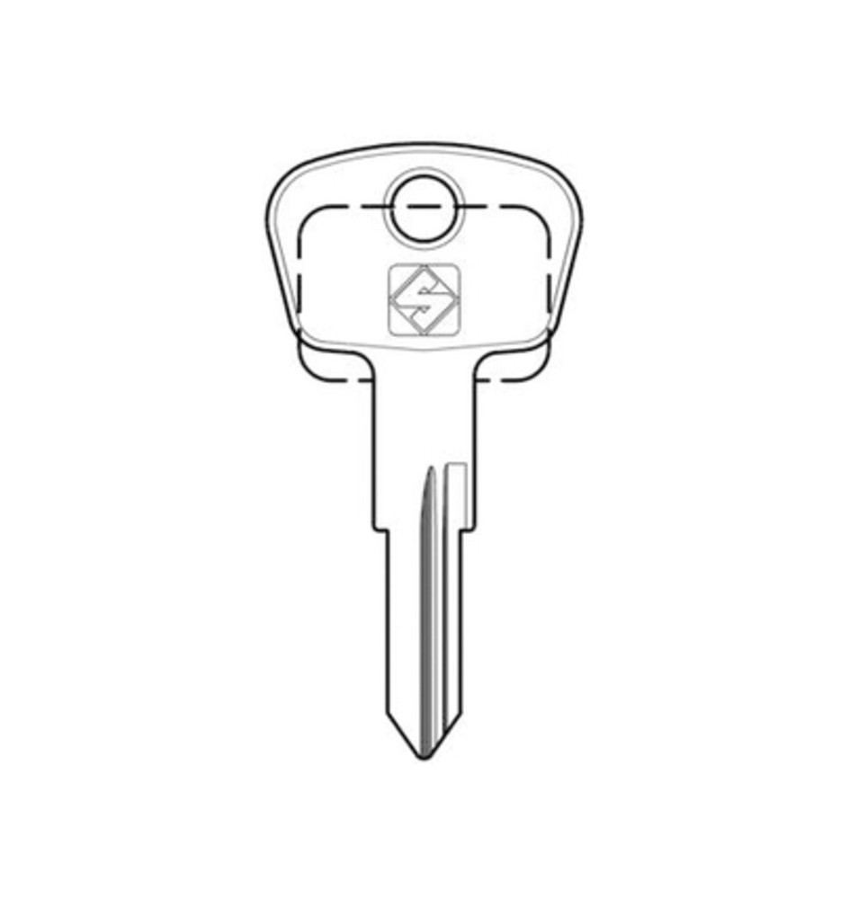 SILCA ZD18 CHIAVE AUTO ACCIAIO