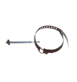 COLLARE P/TUBO STUFA D 8/14 CM NERO