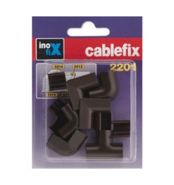 GIUNTO P/CANALINA INOFIX CF 10 PZ MARRONE