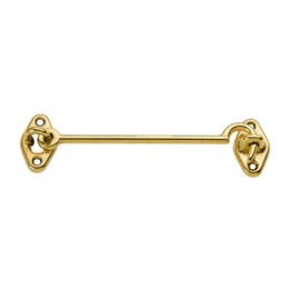GANCIO FERMAFINESTRA OTTONE LUCIDO 140 MM