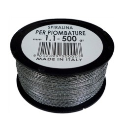 FILO SPIRALINO P/PIOMBATURE D 1,1 MM 500 G