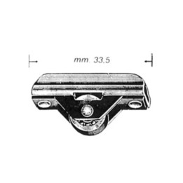 OMGE 451 CARRELLO A 1 RUOTA P/CRISTALLO*