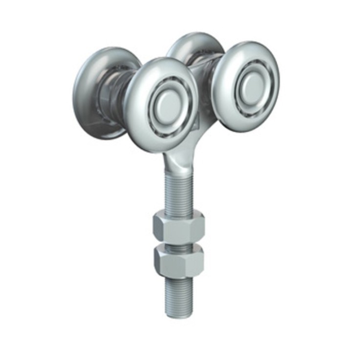 OMGE 53 CARRELLO A 4 RUOTE D 38 MM PORT 220 KG