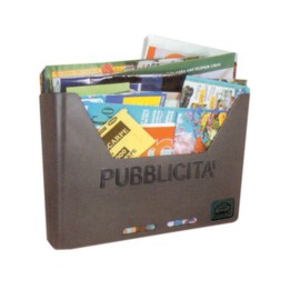 PORTA PUBBLICITA ALUBOX CAROSELLO GRIGIO GHISA