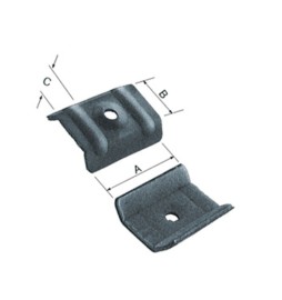 CAPPELLOTTO P/COIBENTATI GRIGIO 46X27X10 MM