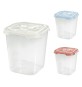 CONTENITORE QUADRO ALTO IN PLASTICA 'FRIGO BOX' lt4,75 cm.19,5x19,5xh.21,5 acqua tr