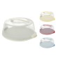 CONTENITORE PORTA TORTE IN PLASTICA cm 36,5x32,8xh.15 - bianco