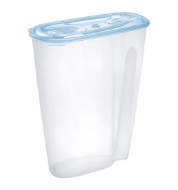 CONTENITORE PORTA CEREALI IN PLASTICA lt 3 cm 21,5 x 10,7 x h 25,7 acqua