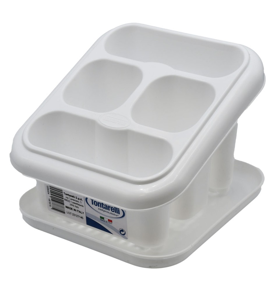 SCOLAPOSATE CON VASSOIO colore bianco