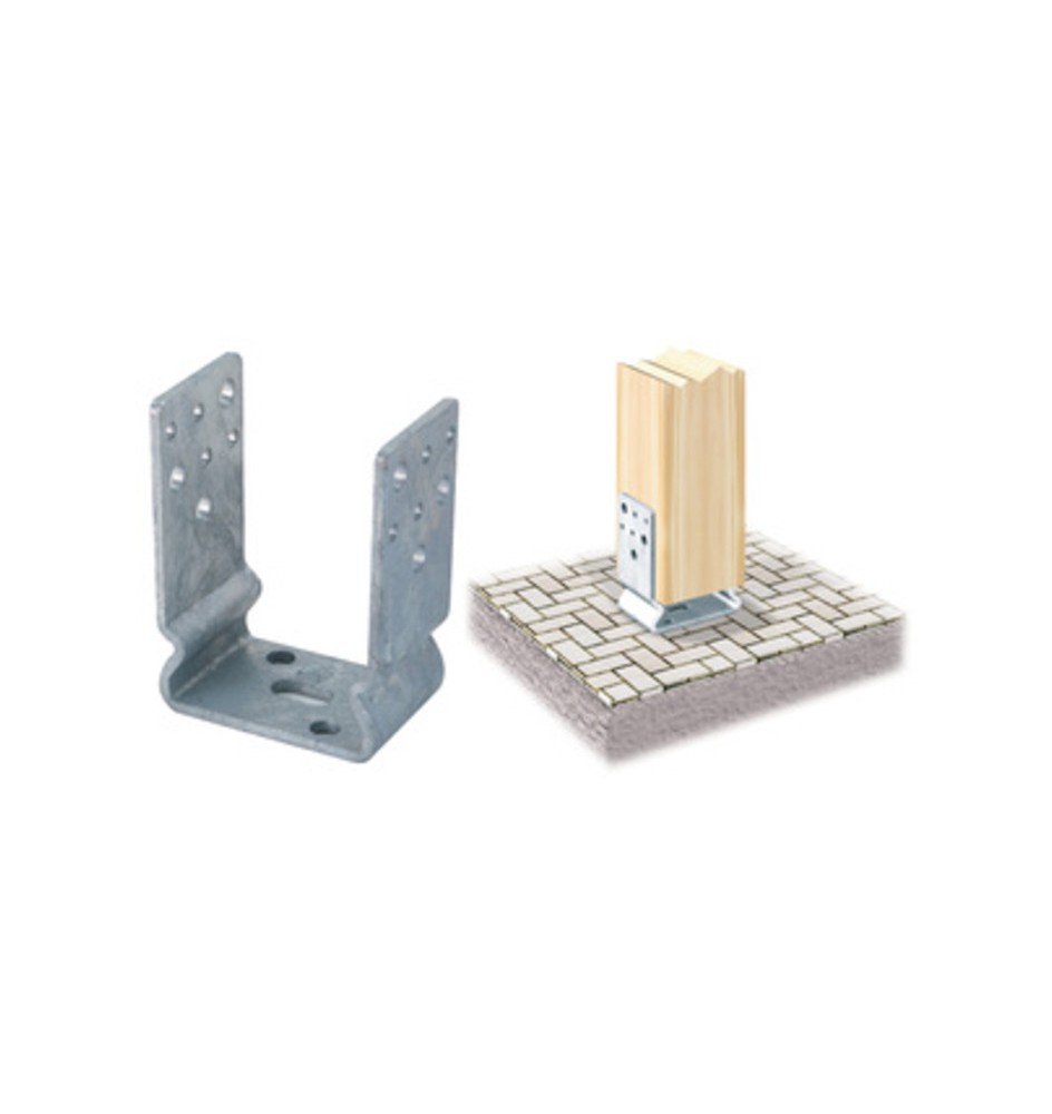 PIASTRA 791 SUPPORTO ANCOR U ZINC FUOCO 60X 81 MM