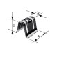 CAPPELLOTTO IN LAMIERA ZINCATA 50X20X40 MM
