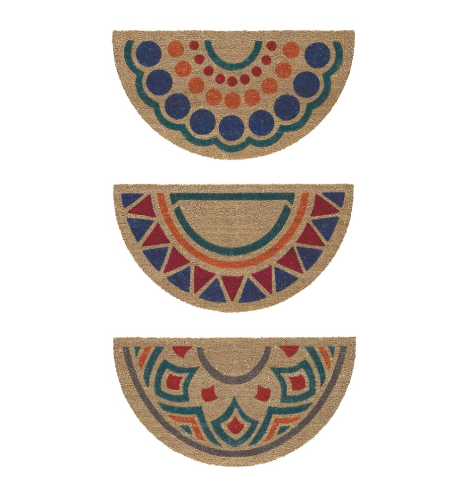 ZERBINO MEZZALUNA 'TROPICAL' cm. 40 x 70 fantasia