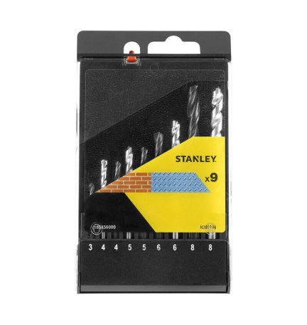 STANLEY STA56000 CASSETTA 9 PUNTE 5 HSS 4 ZINC.