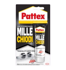 ADESIVO MILLECHIODI 'TRASPARENTE' gr. 40 trasparente