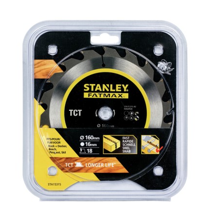 STANLEY STA15315 LAMA CIRCOL HI-TECH TCT 160MM
