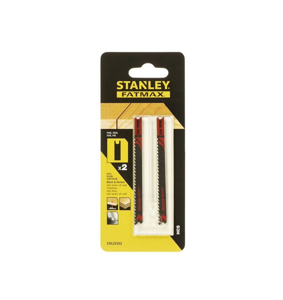 STANLEY STA25502 2 LAME LEGNO HI-TECH T/FINE ATT U