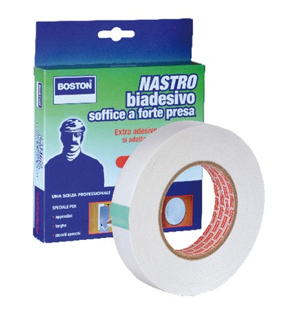 NASTRO BIADESIVO mm. 25 x 5 mt - Sp.0,9
