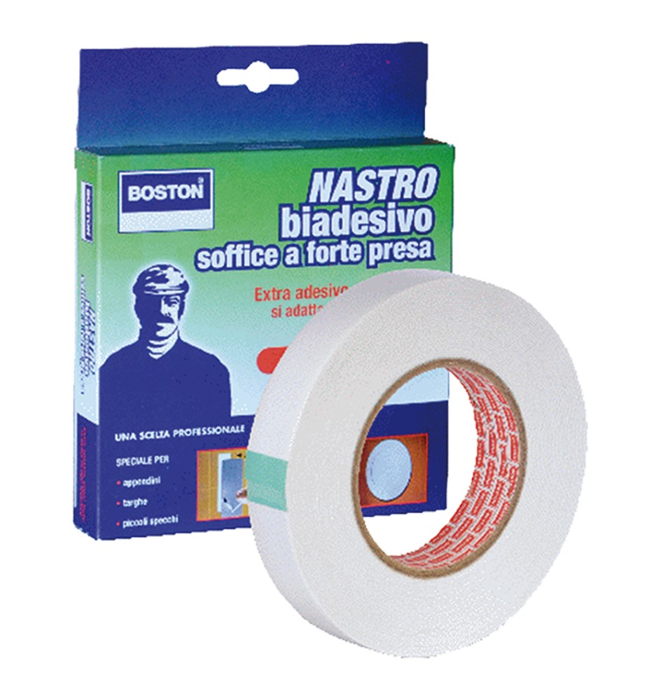 NASTRO BIADESIVO mm. 25 x 10 mt - Sp.0,9