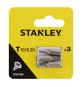 STANLEY STA61066 3 INSERTI MM.25 TX 10-15-30