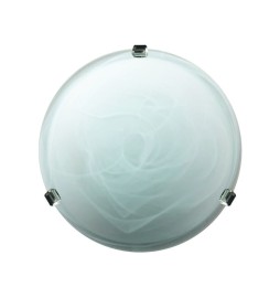 PLAFONIERA DUNA ALABASTRO BIANCO D 40 CM