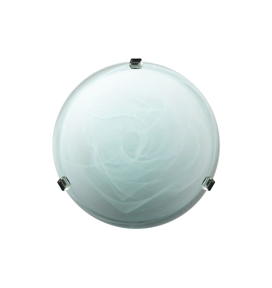 PLAFONIERA DUNA ALABASTRO BIANCO D 40 CM