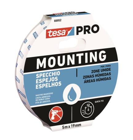 NASTRO BIADESIVO IN SCHIUMA PE '66952' mm 19 x mt. 5