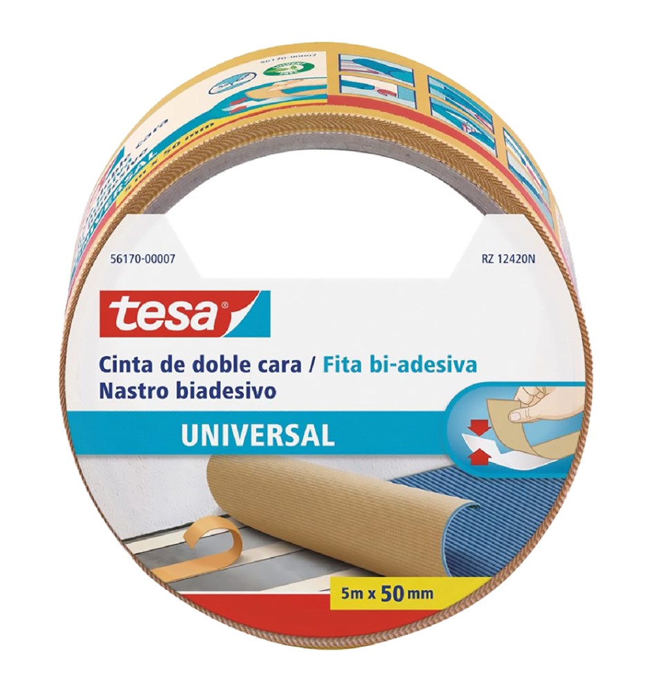 NASTRO BIADESIVO UNIVERSALE mm 50 x mt. 25