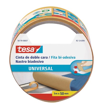 NASTRO BIADESIVO UNIVERSALE mm 50 x mt. 25