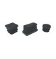 PUNTALE ALETTATO RETTANGOL 20X50 MM PLAST NERO