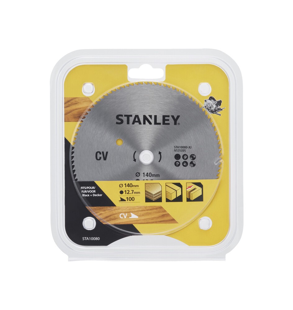 STANLEY STA10080 LAMA CIRCOL CROM. MM.140