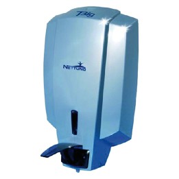 DISPENSER A MURO PER SAPONI a leva con gomito