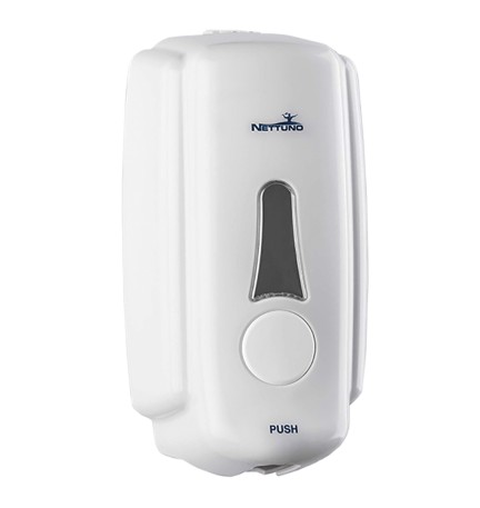 DISPENSER A MURO PER SAPONE IN SACCA 'T-SMALL' per saponi liquidi - bianco
