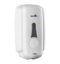 DISPENSER A MURO PER SAPONI IN TANICA 'T-SMALL REF colore bianco