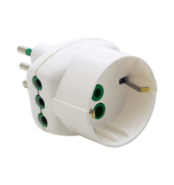 FME 82.210 ADATTATORE 10A 2P+T A 2 PRESE + SCHUKO