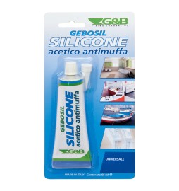 SILICONE ACETICO RAL 9010 bianco ml 60